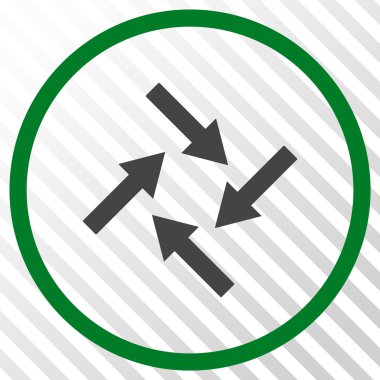 Merkezcil okları vektör simgesi