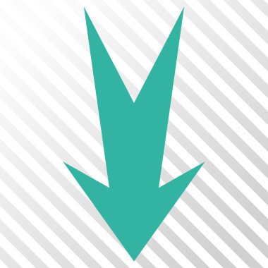 ok aşağı vektör simgesi