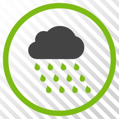 yağmur bulutu vektör simgesi
