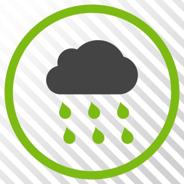yağmur bulutu vektör simgesi