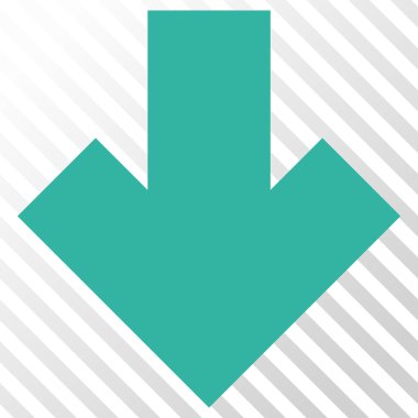 ok aşağı vektör simgesi