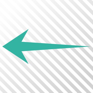 Ok sol vektör simgesi