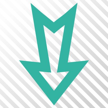 ok aşağı vektör simgesi