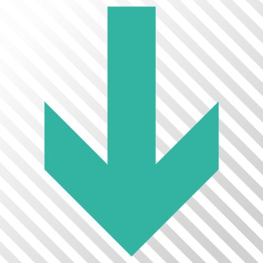 ok aşağı vektör simgesi