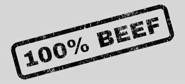 Yüzde 100 Dana metin damgası