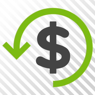 Geri ödeme vektör simgesi