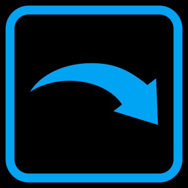 Vektör simgesi bir çerçeve içinde Yinele