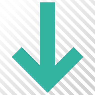 ok aşağı vektör simgesi