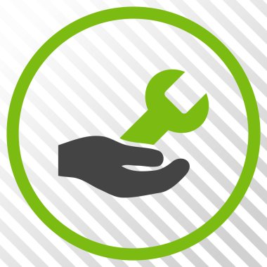 Servis vektör simgesini onar