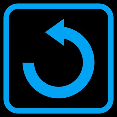 Sol vektör simgesi bir çerçeve içinde döndürme