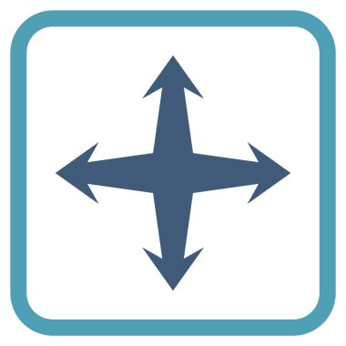 Bir çerçeve içinde vektör simgesini genişletin