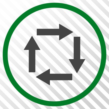 Dolaşım okları vektör simgesi