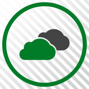 Bulutlar vektör simgesi