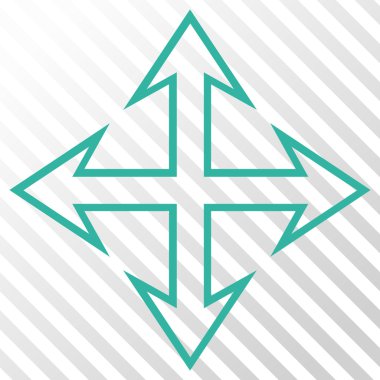 Oklar vektör simgesini genişletin