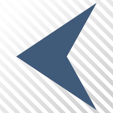 Ok ucu sol vektör simgesi