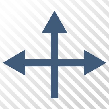 Kavşak yön vektör simgesi