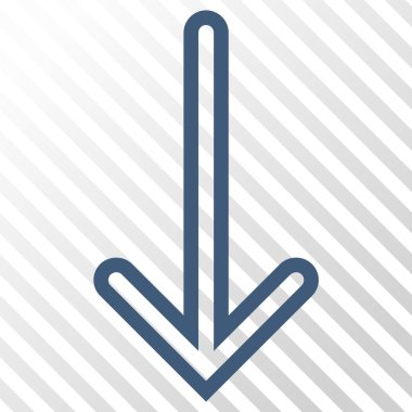 ok aşağı vektör simgesi