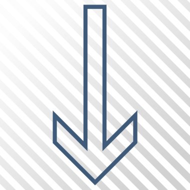 ok aşağı vektör simgesi