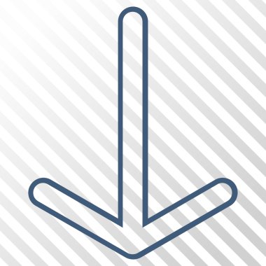 ok aşağı vektör simgesi