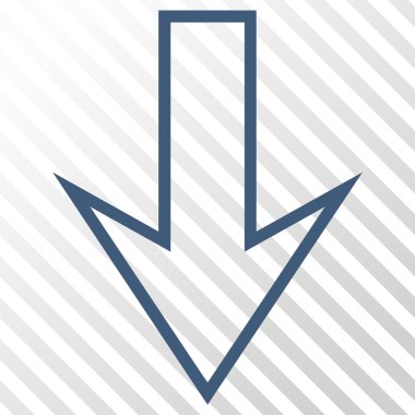 ok aşağı vektör simgesi