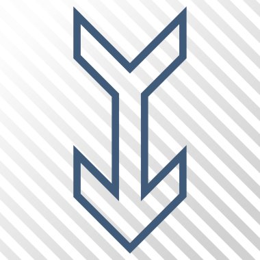 ok aşağı vektör simgesi