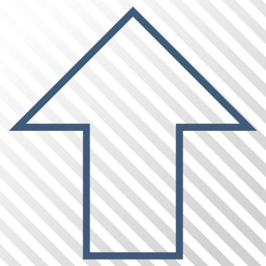 Yukarı Oklu Vektör Simgesi