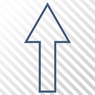 Yukarı Oklu Vektör Simgesi