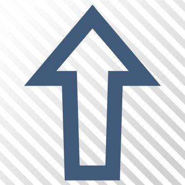 Yukarı Oklu Vektör Simgesi