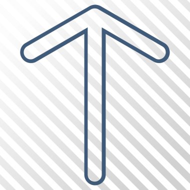 Yukarı Oklu Vektör Simgesi