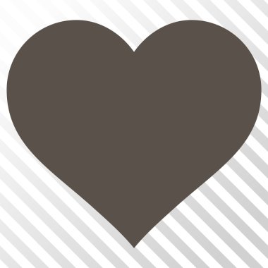 Aşk kalp vektör simgesi