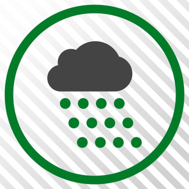 yağmur bulutu vektör simgesi