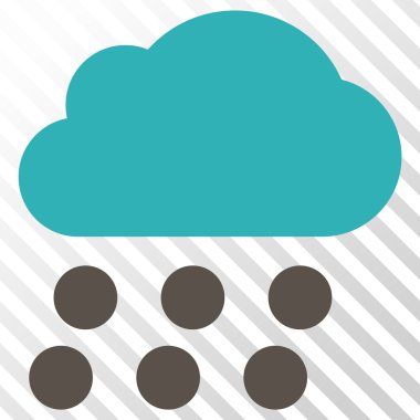 yağmur bulutu vektör simgesi