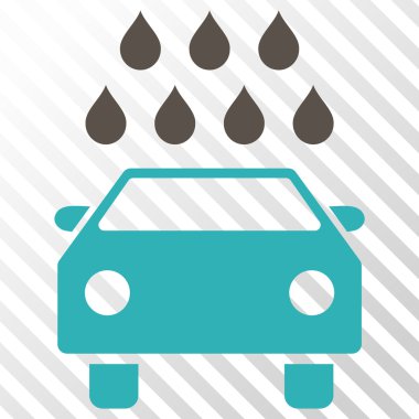 Araba duş vektör simgesi