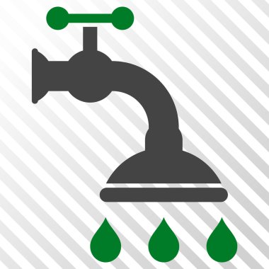 Duş musluk vektör simgesi