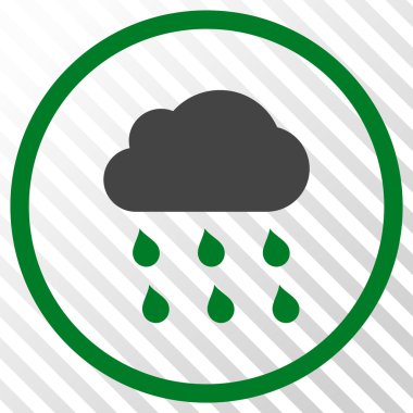 yağmur bulutu vektör simgesi