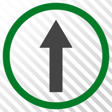 Yukarı yönlü ok vektör simgesi