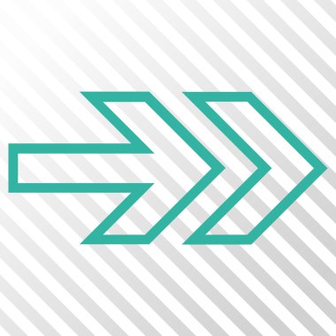 Yöne doğru vektör simgesi