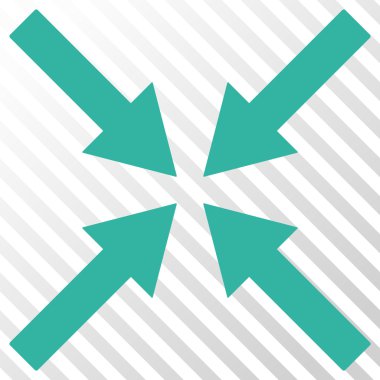 Merkezi okları vektör simgesi