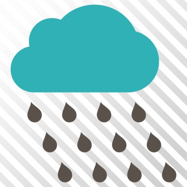 yağmur bulutu vektör simgesi