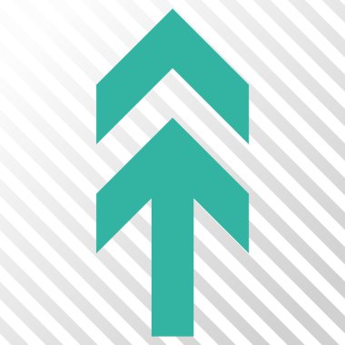 Yukarı Oklu Vektör Simgesi