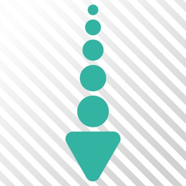 ok aşağı vektör simgesi