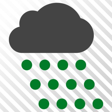 yağmur bulutu vektör simgesi