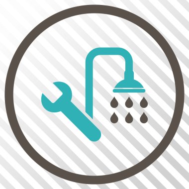 Sıhhi tesisat vektör simgesi