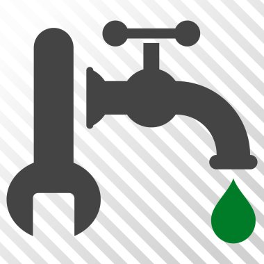 Sıhhi tesisat vektör simgesi