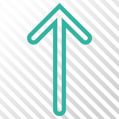 Yukarı Oklu Vektör Simgesi