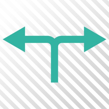 Bifurkasyon oklar sol vektör simgesi sağ