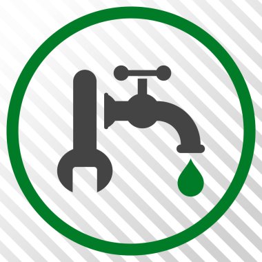 Sıhhi tesisat vektör simgesi