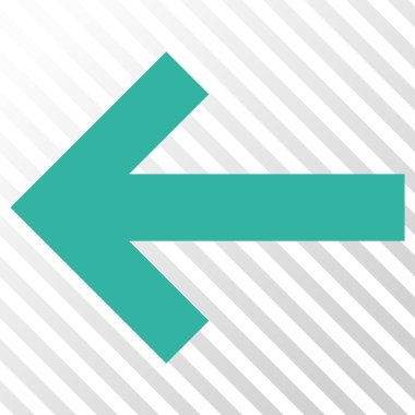 Ok sol vektör simgesi