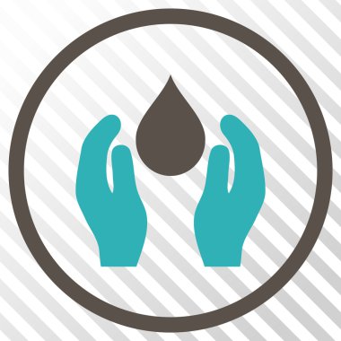 Su bakım vektör simgesi