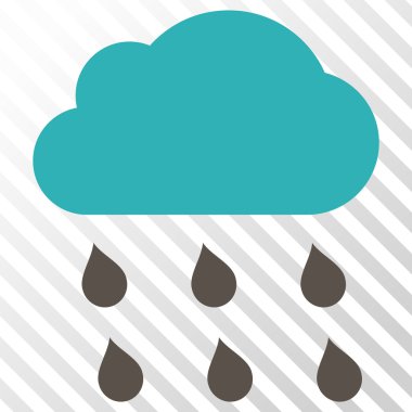 yağmur bulutu vektör simgesi